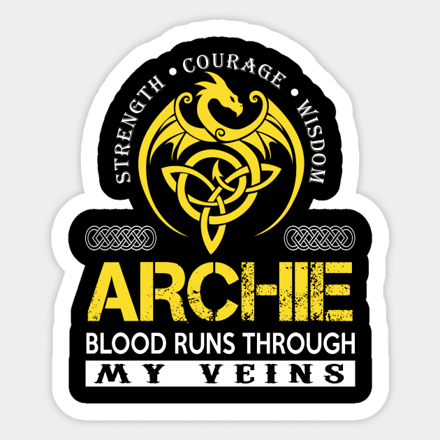 ARCHIE Sticker by isaiaserwin